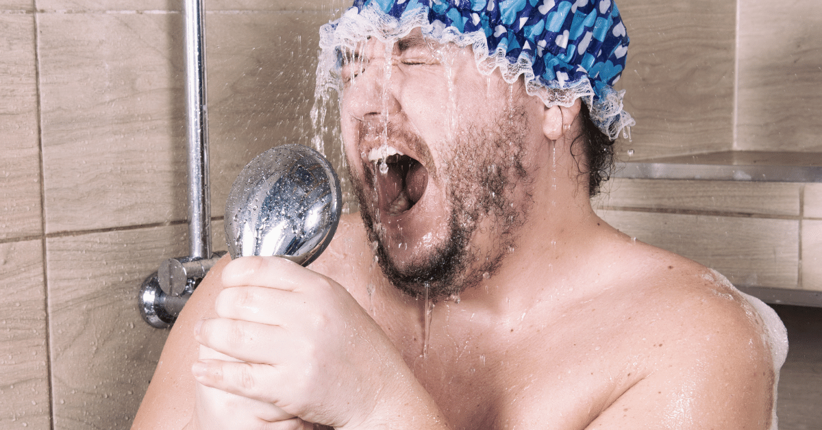 Singing in Shower